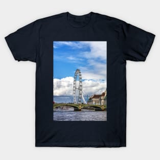 London Eye And Westminster Bridge T-Shirt